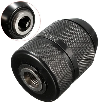 

62*43mm Drill Chuck black Professional Heavy Duty 2-13mm Keyless Impact Drill Chuck Quick Change Chuck Mayitr