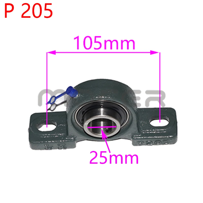 od, 52mm, ucp205, 25mm, ucp204, 20mm, autoalinhamento, unidade de rolamento