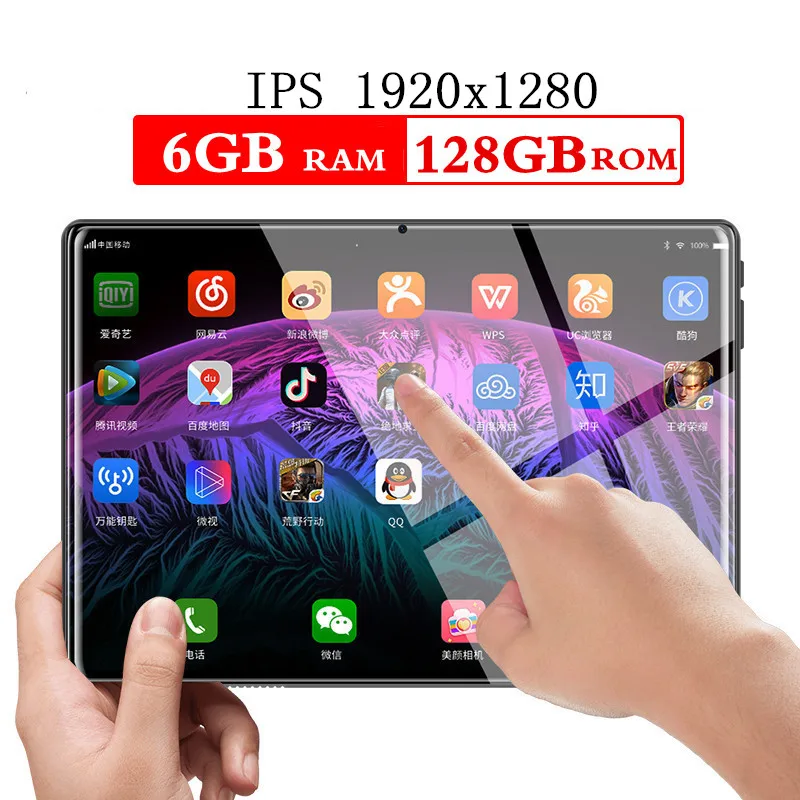 10,1 inch tablet PC 3g/4G Android 9,0 Octa Core супер планшетов 6 ГБ оперативной памяти + 128G, Wi-Fi, gps 10 планшет ips 2,5 D экран двойная sim gps