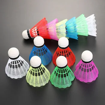 

12Pcs/Lot Badminton Shuttlecocks Plastic Feather Badminton Balls Outdoor Sports Badminton Accessories