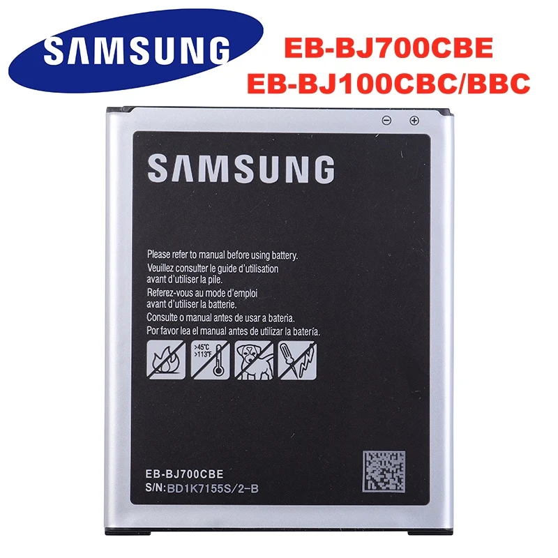 SAMSUNG оригинальный EB BJ700BBC BJ700CBE BJ700CBC 3000 мА/ч батарея для Samsung GALAXY J7 J7008 J4 J700F J7009 J7000 J701F NFC|Аккумуляторы мобильных