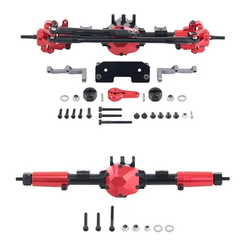 

Remote Control Car Decoration Parts CNC Metal Front Rear Axle for 1/10 RC Crawler Car Axial SCX10 II 90046 90047