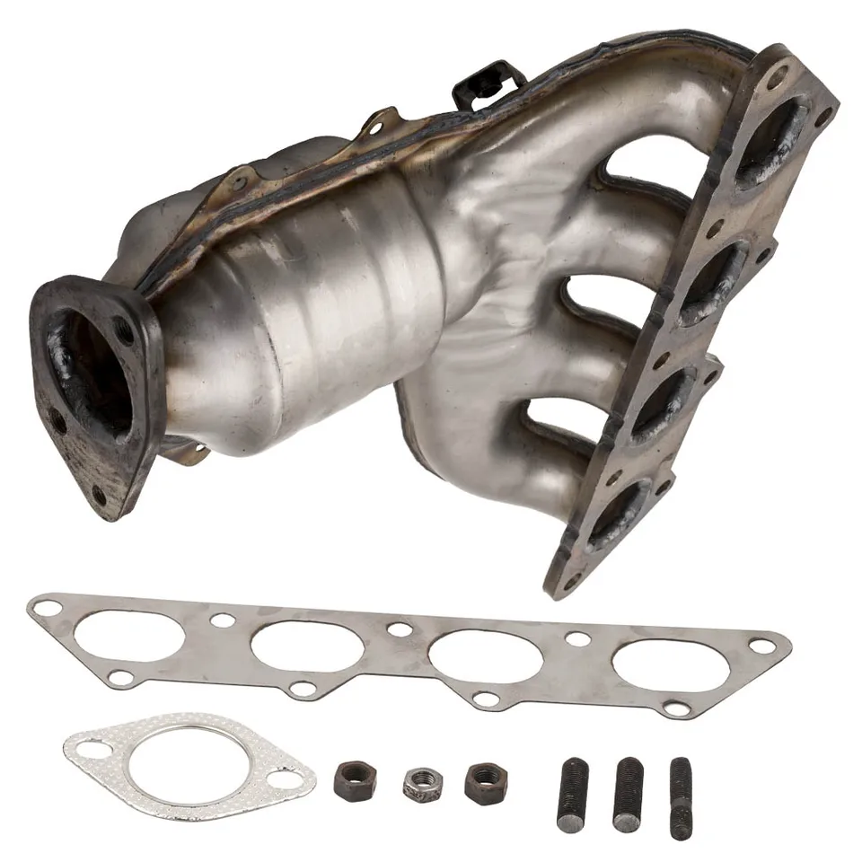 Pe49469 Front Exhaust Manifold Catalytic Converter Fits 02 07 For Mitsubishi Lancer Exhaust Manifolds Aliexpress