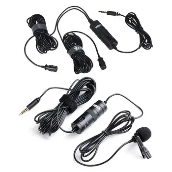

BOYA BY-M1 BY-M1DM BY-MM1 BY M1 Lavalier Microphone Camera Video Recorder for iPhone Smartphone Canon Nikon DSLR Zoom Camcorder