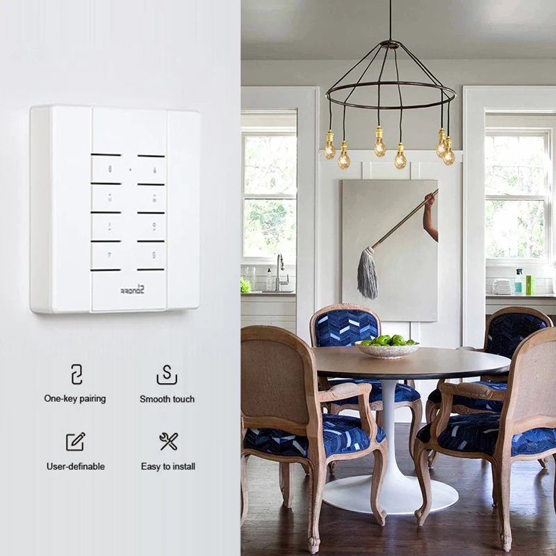 

Powerful Compatibility SONOFF RM433 BASE remote control bracket RM433 Remote Controller Smart home automation