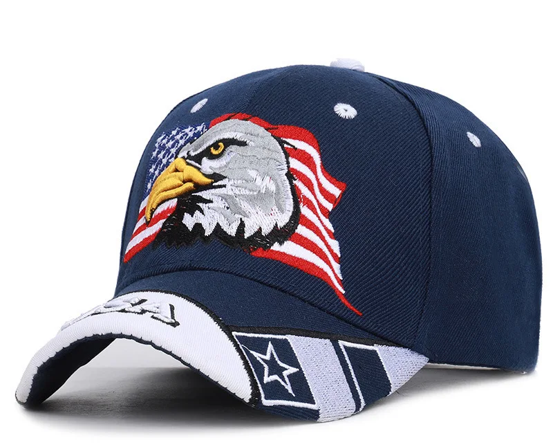 Мужская бейсболка с изображением фермы животных, патриотическая бейсболка с изображением американского Орла и американского флага, 3D вышивка США