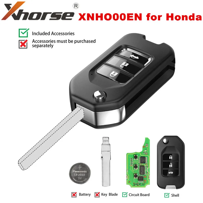 Универсальный пульт дистанционного управления XHORSE XNHO00EN для беспроводного ключа