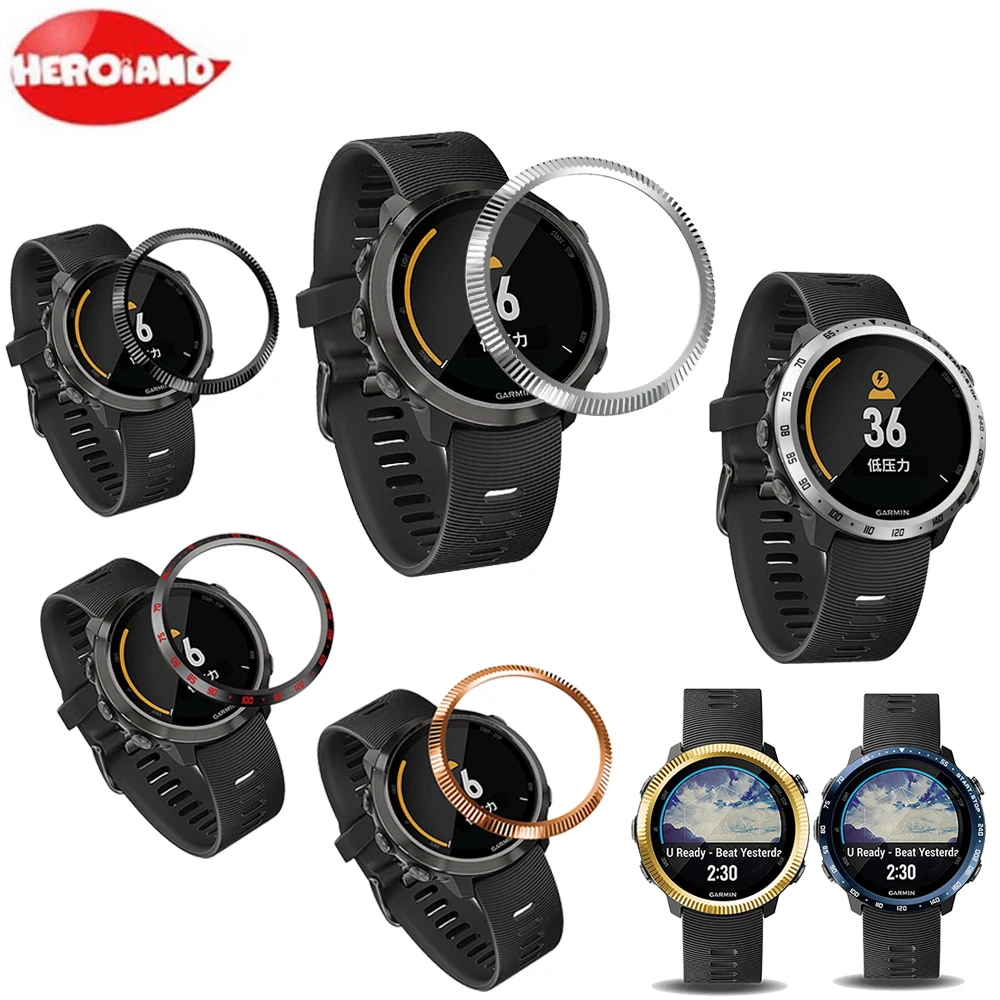 Ringke ободок стилизованная рамка для Garmin Forerunner 645/645 Музыкальный Чехол для смарт часов защитное кольцо Защита от царапин