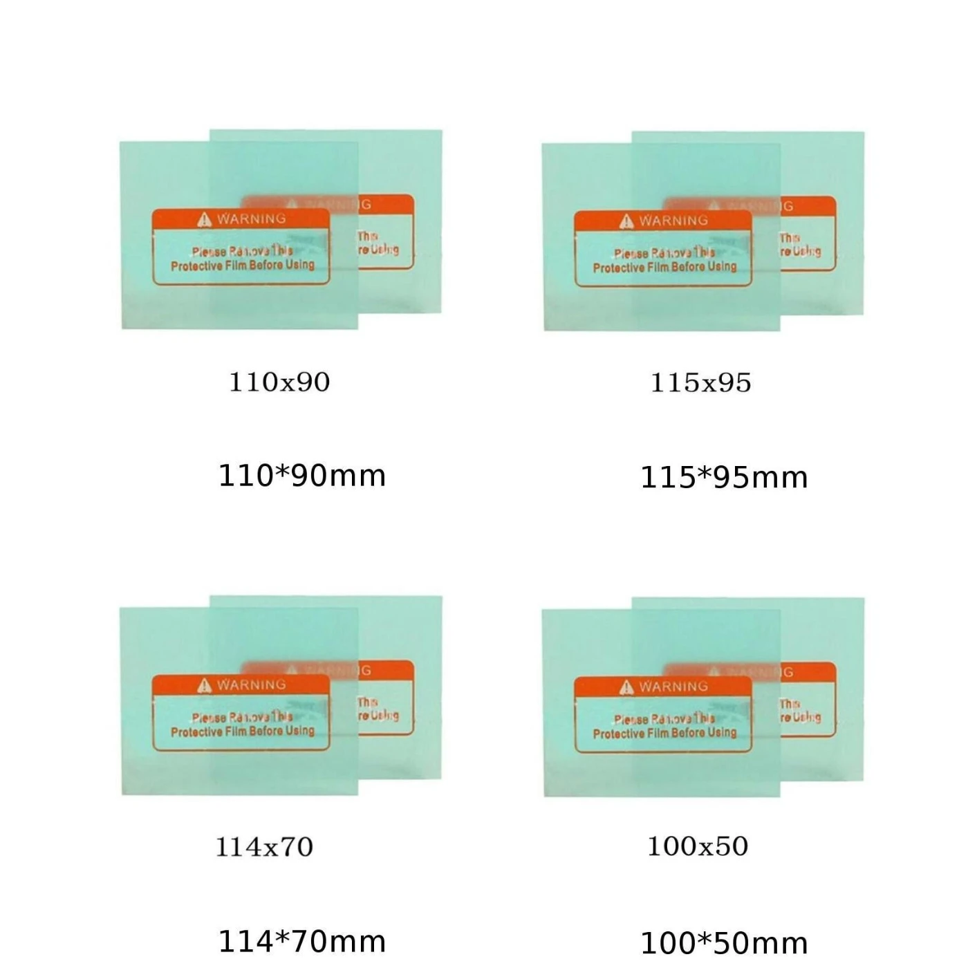 10pcs Transparent Welding Helmet Mask Cover Lens Protection Plate Accessories