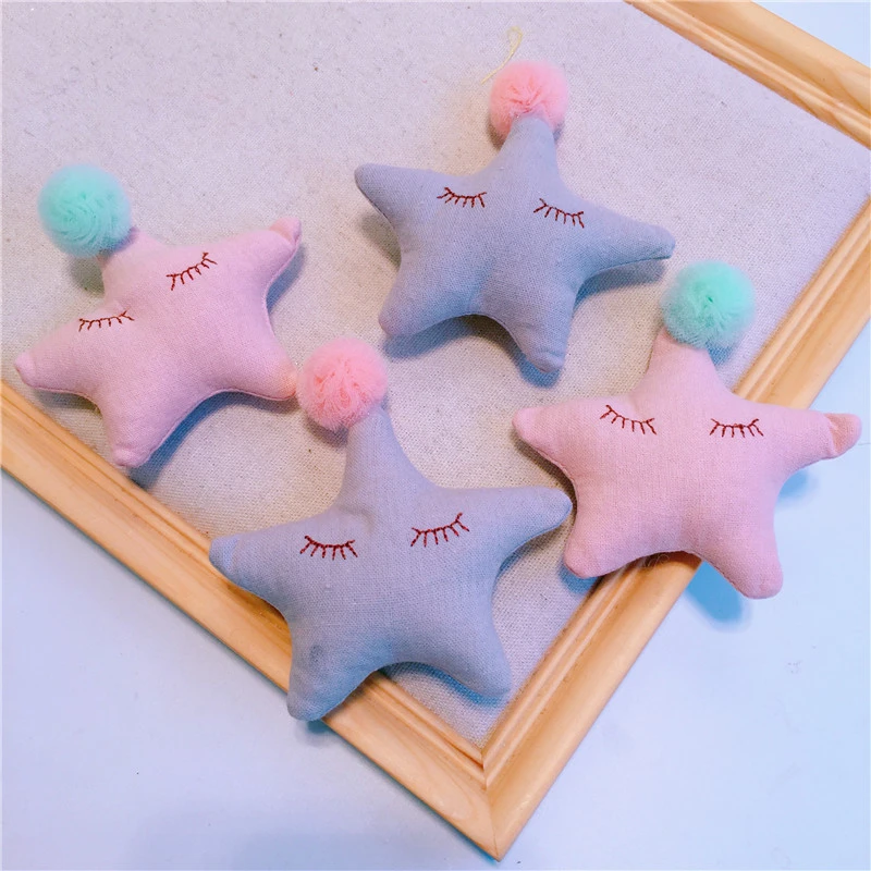 10 ピース ロットかわいい漫画のヒトデ人形ヘアクリップアクセサリー ぬいぐるみヒトデアップリケ Diy の布アクセサリー パッチ Aliexpress