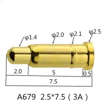 

Professional Custom High-quality Telescopic Conductive Needle Spring Thimble Signal Needle Probe A679 2.5*7.5