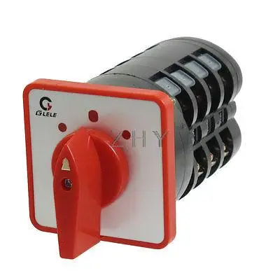 

AC 500V 16A on/off/on 3 Positions Rotary Cam Universal Changeover Switch LW5-16