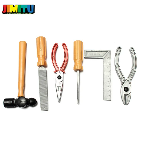 JIMITU Обучающие Игрушки для раннего развития, набор для строительства, горячая мода, наборы инструментов, сделай сам, детские пластиковые строительные наборы