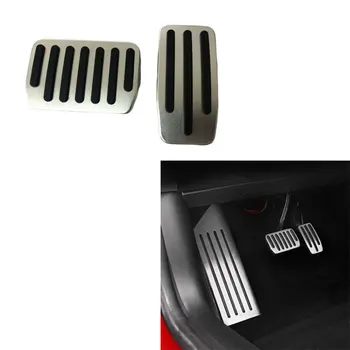 

Aluminum Alloy For Tesla Model 3 2016-2020 Accelerator Gas Fuel Brake Rest Foot Pedal Pads Mats Cover Accessories Car Styling