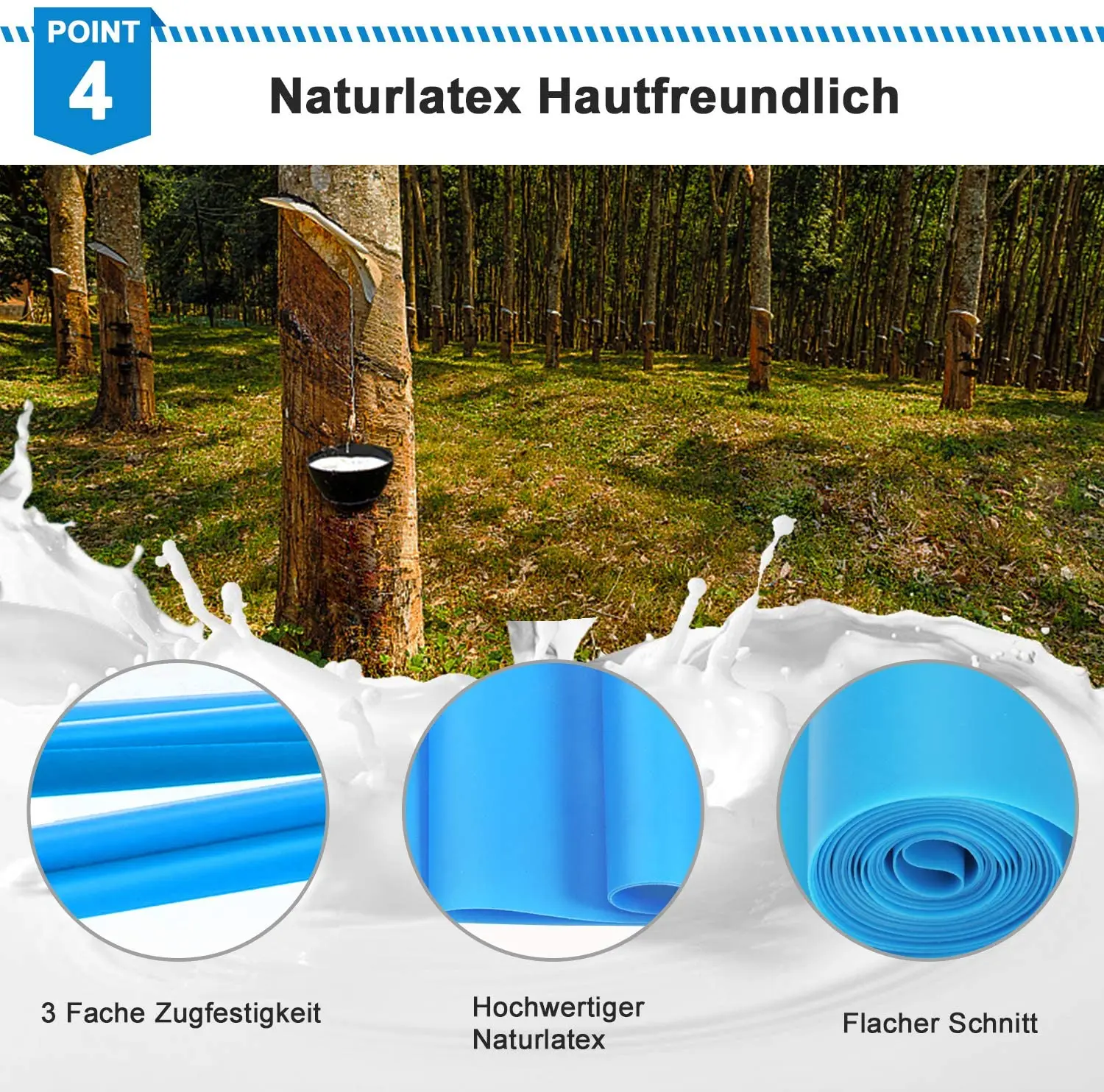 4-Piece Elastic Resistance Bands 5