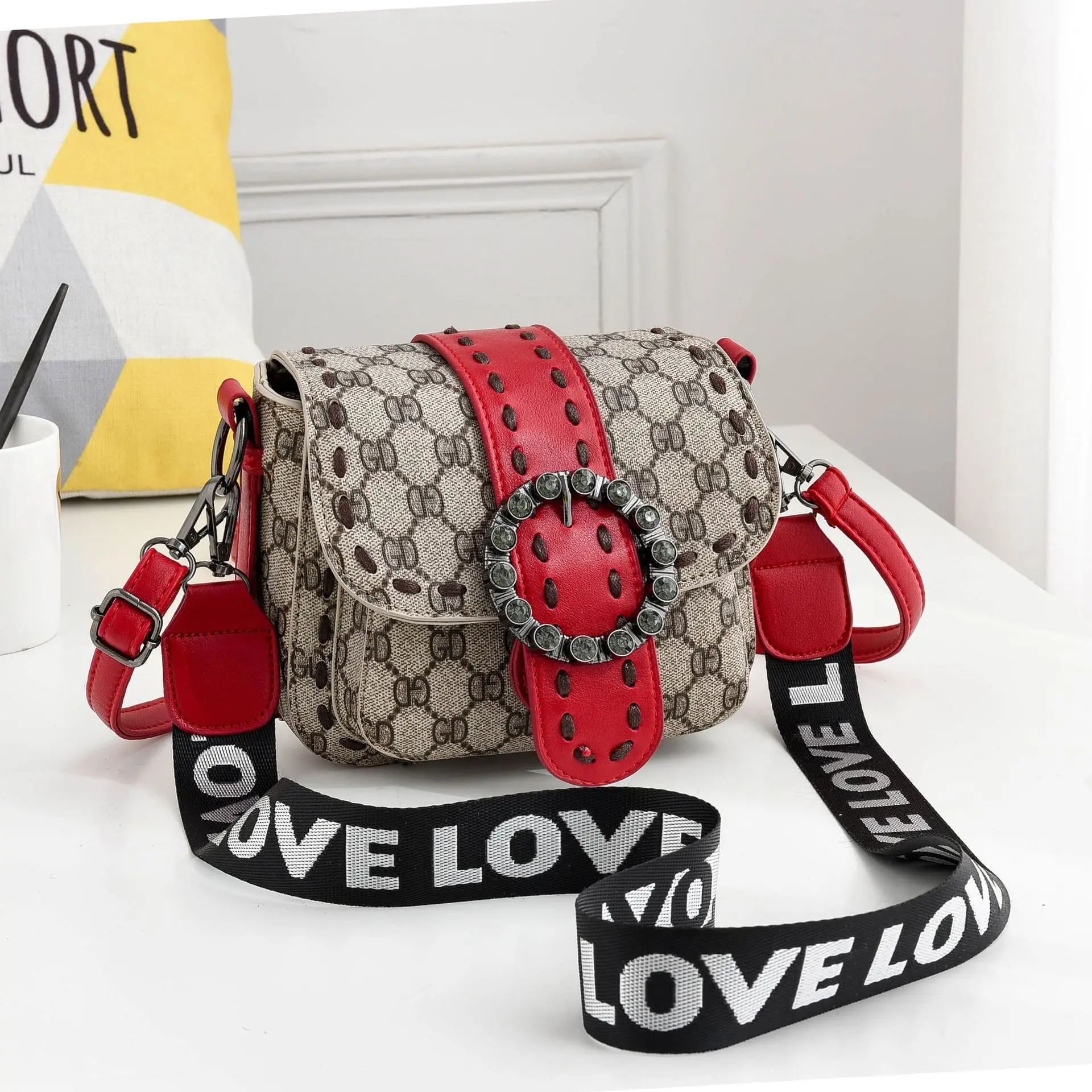 

3 Women's 2019 New Style Bag Women's Sweet Ladies' Elegant WOMEN'S Fashion Handbag Crossbody/shoulder Bag Handbag