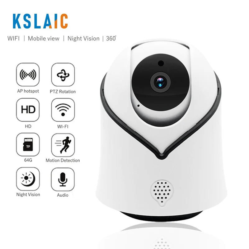 KSLAIC Беспроводная ip камера для домашних животных Wifi 2.0MP HD 1080 P CCTV безопасности P2P IR