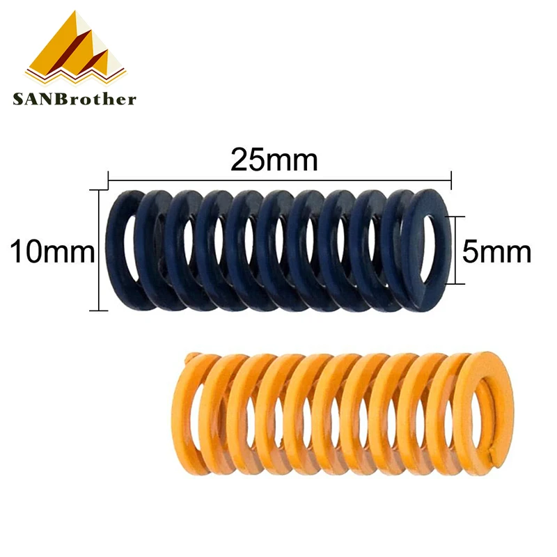 

3D Printer Parts Spring Heated Bed 10*25MM Hot Plate 3D Printer Accessories Reprap Imported For Ender 3 Pro CR10 MK2A