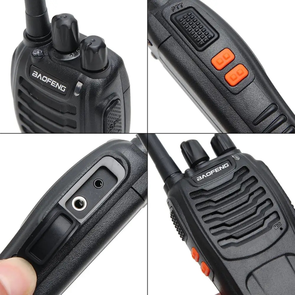 Фото 4 шт. Baofeng BF 88E обновления 888S рация UHF PMR446 0 5 W 16CH Европейский портативная cb станции 4 шт. Baofeng BF 88E обновления 888S рация UHF PMR446 0 5 W 16CH Европейский портативная cb станции