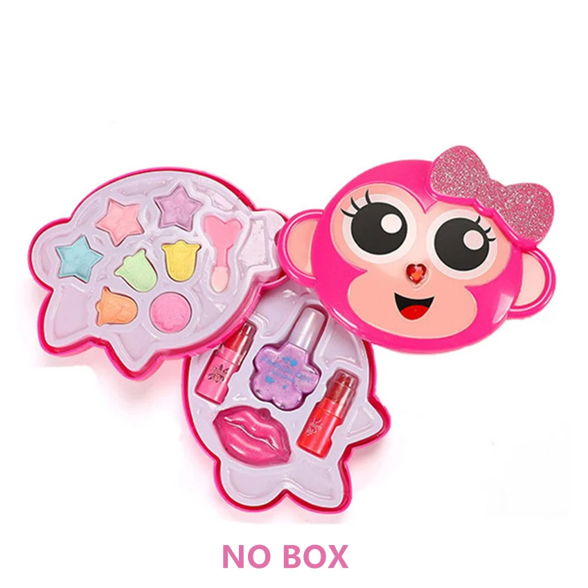 3pcs NO BOX Набор игрушек для макияжа, ролевые игры, принцесса, розовый виноград, макияж, безопасность красоты, нетоксичный набор игрушек для девочек, туалетный косметический набор, детские подарки - Цвет: 3pcs NO BOX