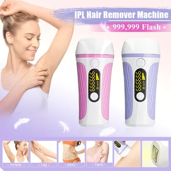 

IPL Laser Hair Removal 999,900 Flash LCD Display Epilator Permanent Bikini Trimmer Painless Vancostar Electric depilador laser