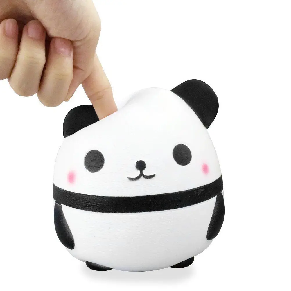 Model Panda Egg Squishy Toys Simulated Cake Bread Model Panda Egg Model Decoration