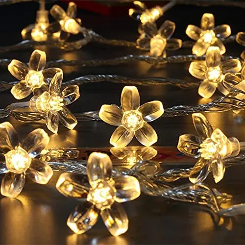 LED Garland Holiday USB Flower String Fairy Lights Hanging Ornaments Christmas Tree Decorations Home Party Noel Navidad led string lights,led lights,string lights