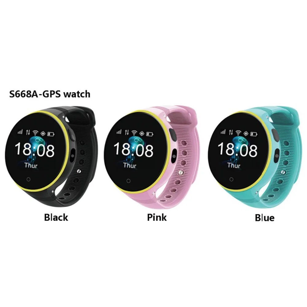 

ZGPAX S668A GPS Children Phone Smart Watch for Kids Touch Screen Realtime Chatting Global Tracking SOS Call Remote Monitoring 3C