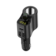 Автомобильный MP3-плеер Bluetooth fm-передатчик Hands-free автомобильный комплект аудио mp3 модулятор дисплей USB mp3-плеер авто аудио прием