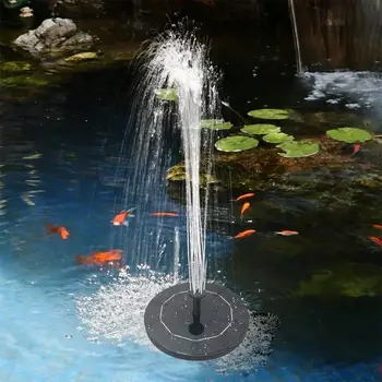 

Newest Solar Pump Fountain 5V/3.0W Solar Birdbath Pump Fountain With Battery Backup And 4 Spray Heads For Birdbath Pond Pool