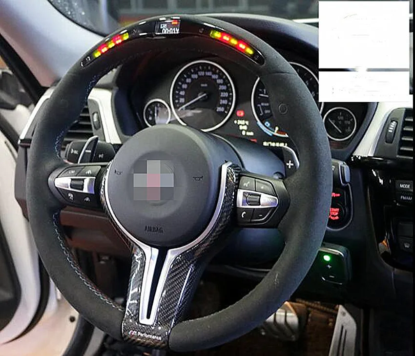 Светодиодный гоночный руль для BMW 1 2 3 4 5 серии F30 F31 F32 F33 F34 F10 F15 ЖК дисплей гонок