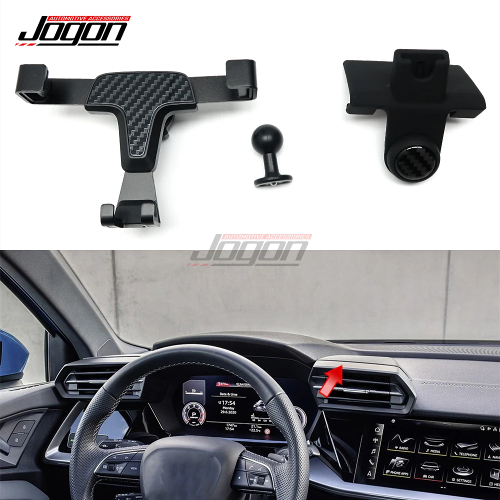 Support téléphone Audi A3 S3 RS3 GPS Audi A3 8V Sline Accessoire Audi A3  pièce S Sline - Équipement auto