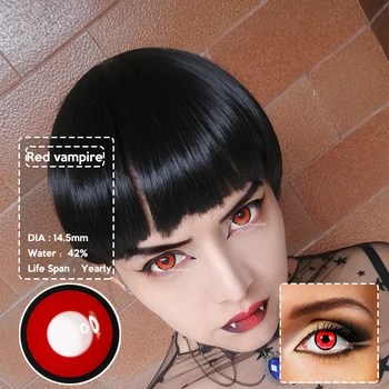 

2pcs/pair 2pcs Halloween Contact Lenses Manson Series Contact Lenses Cosplay Colored Contact Lens for Big Eyes Color Contacts