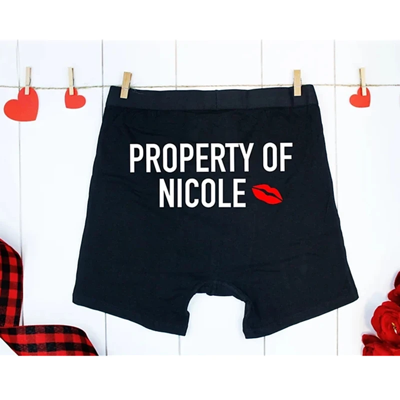 property of boxers,valentines day gift boyfriend, gift for husband