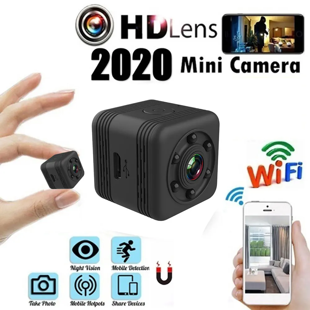 SQ29 MINI IP Camera HD WIFI Small Mini Camera Cam Video Sensor Night Vision Waterproof Shell Camcorder Micro Camera DVR Motion - ANKUX Tech Co., Ltd