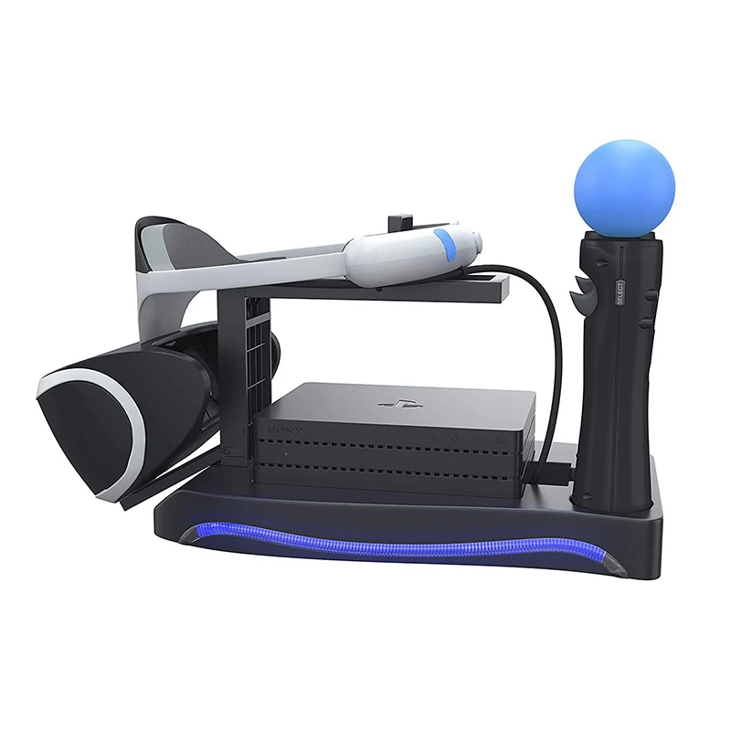 4 в 1 игровая ручка зарядное устройство кронштейн для sony PS4 VR второго поколения игровой контроллер зарядное устройство База гарнитура Подставка для зарядки