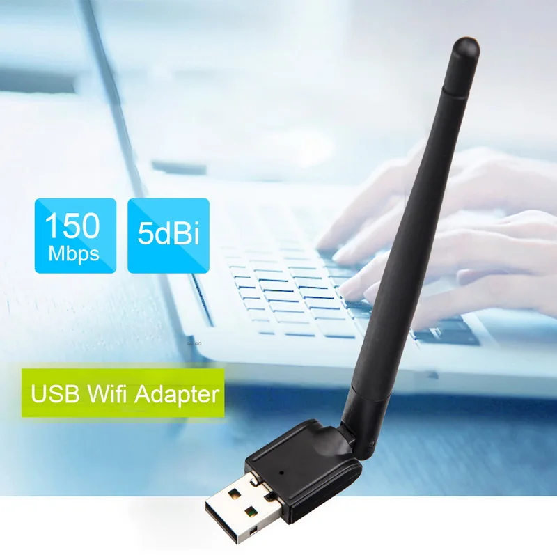 150 Мбит/с беспроводной WiFi адаптер 5 дБ Wifi антенна беспроводная сетевая карта