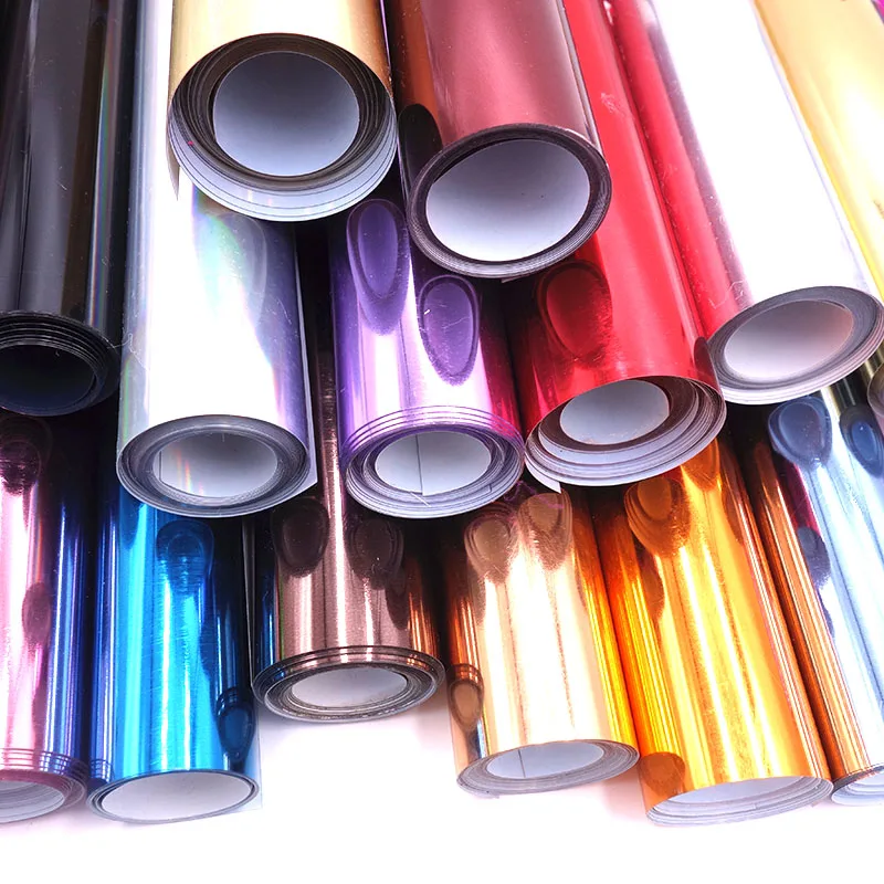 1 рулон 10 &quotx 20&quot/25 см x 50 Лазерная Metallic симфония теплопроводная