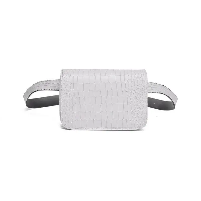 Grey Commuter Bag Винтажная поясная сумка для женщин из кожи аллигатора, поясная сумка, сумка для телефона, нагрудная сумка, ремень унисекс, сумка через плечо, кошелек - Цвет: Grey Commuter Bag