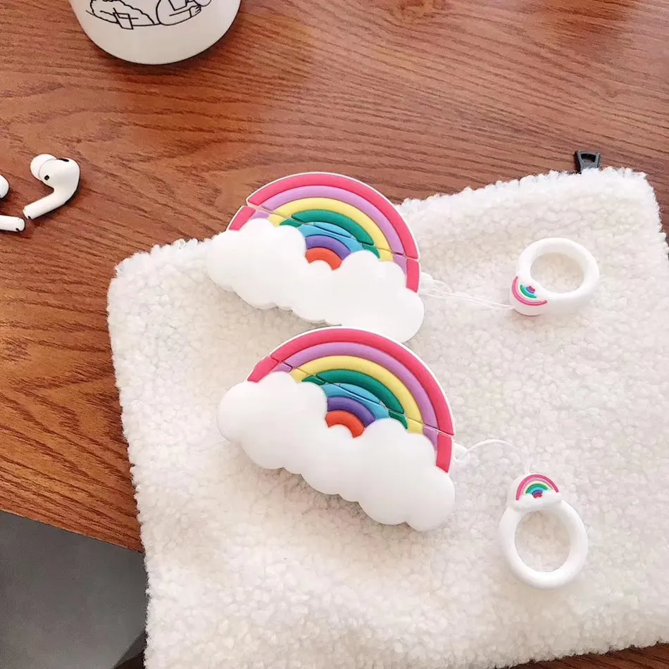 3D чехол для наушников для Airpods Pro Чехол Силиконовый Ститч Кот Мультяшные наушники/Earpods чехол для Apple Air pods Pro 3 чехол Брелок