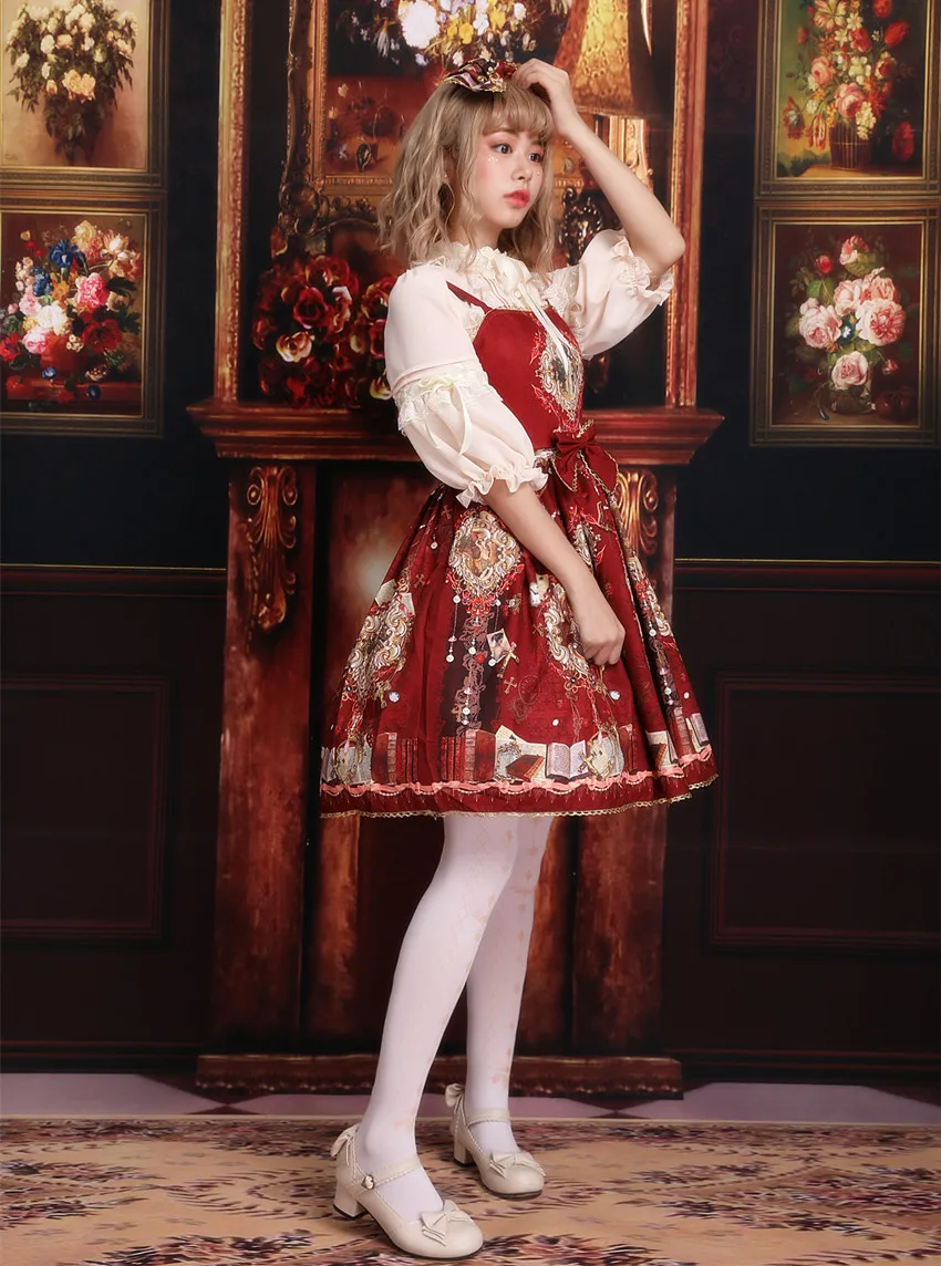  Ƽ Ƽ  θŸ Ʈ 巹 Ƽ ̽ bowknot Ϳ μ 丮 巹 kawaii ҳ  θŸ loli