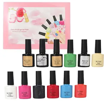 

Gel Nail Polish 12 Bottles Nail Art UV Gel Nail Polish Quick Coloring Soak Off Gel Polish Manicure Tool Manicure Nail Gel