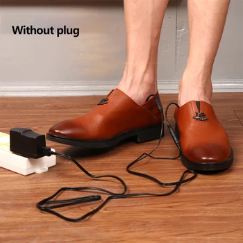 

Men Women Black Artificial Cashmere Washable Reusable Comfort Safe USB Charging Shoe Pads Insoles Electric Heated Foot Warmer