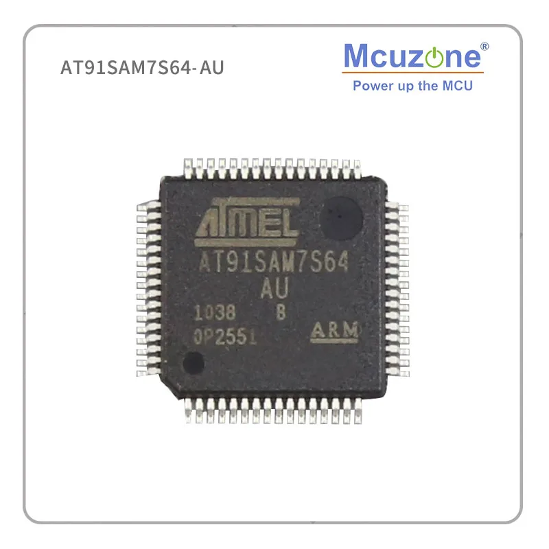 

AT91SAM7S64B-AU ATMEL ARM7 chip SAM7S64 7S64 MICROCHIP