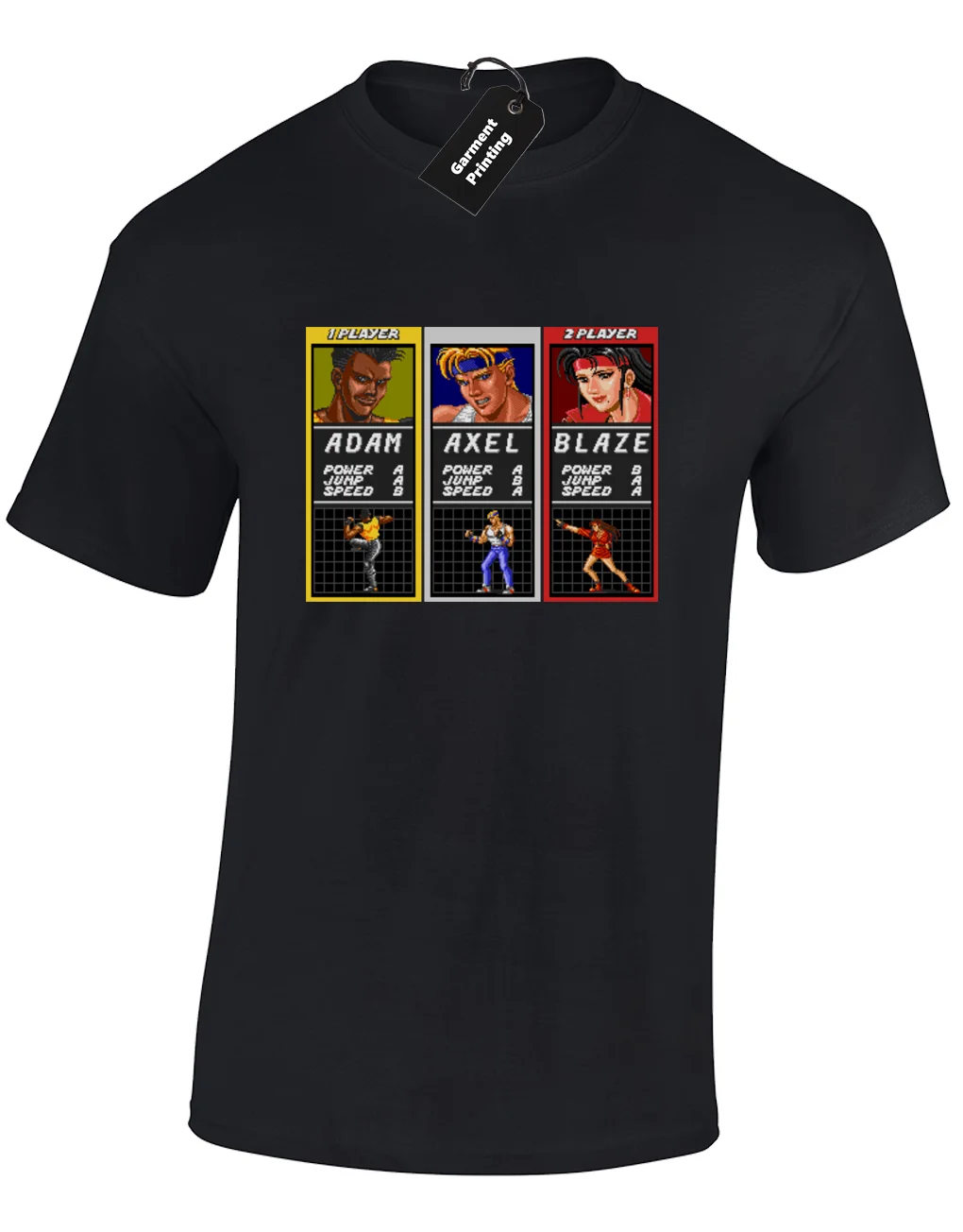 Adam Axel Blaze Mens T-Shirt Streets Retro Of Gamer Gaming Rage Gift Idea (Col) Cool Casual Pride T Shirt Men Unisex Fashion | Мужская