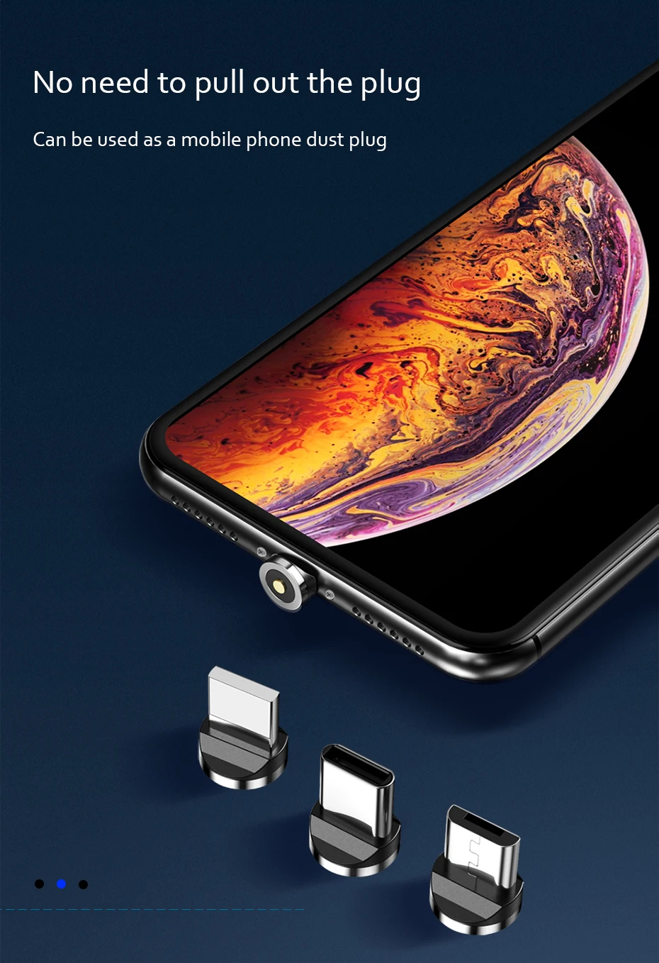 Магнитный кабель Micro usb type C кабель для iPhone xs samsung Быстрая зарядка Магнитный USB кабель для мобильного телефона