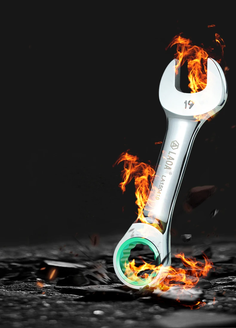 Description Picture 5 of itemLAOA Mini Short Ratchet Wrench 5.5-15mm Adjustable Key CR-V Monkey Wrench for Car Vehicle Auto Replacement Parts DIY Hand Tools