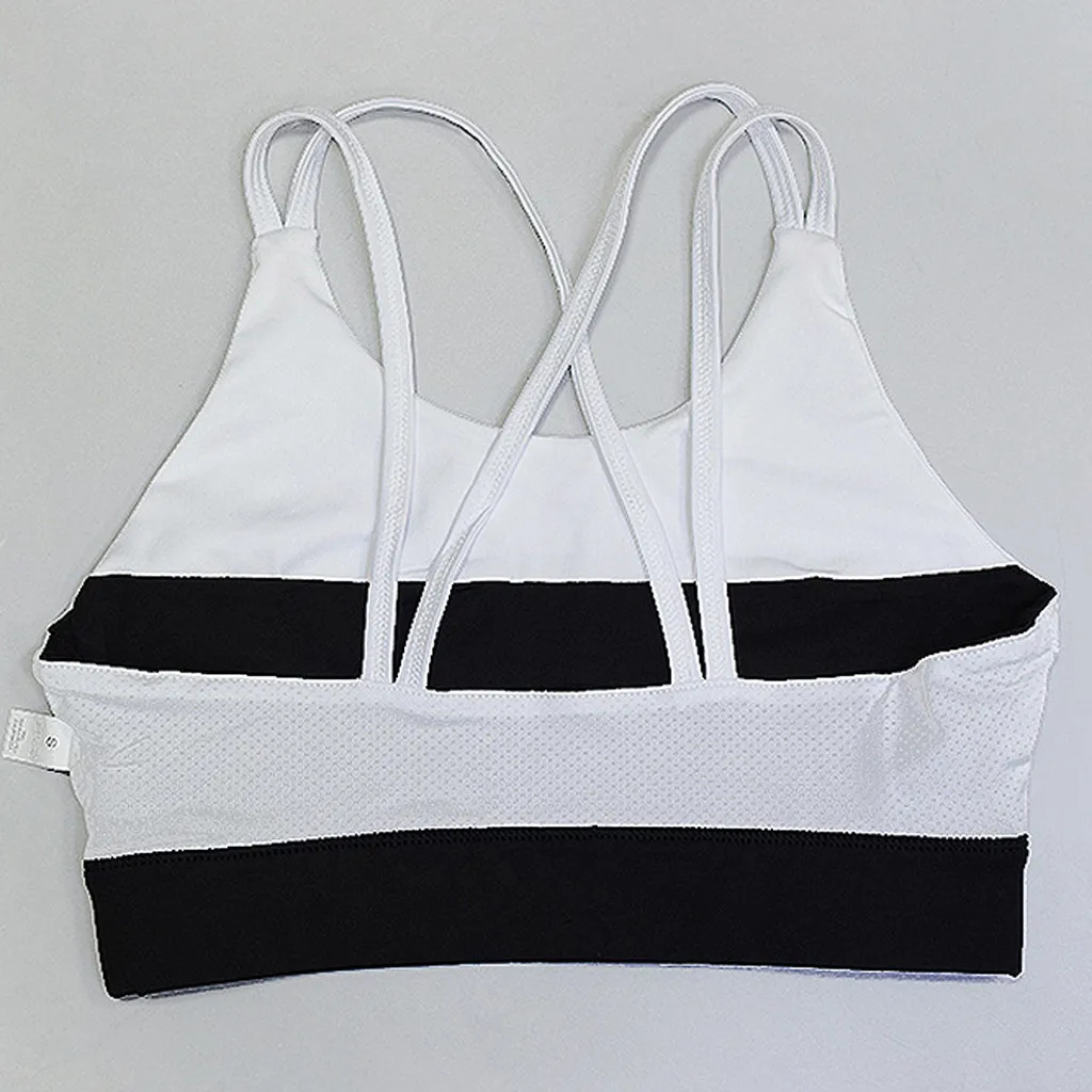 Love beauty от женщин бюстгальтер размера плюс Bralette Нижнее белье женские черно-белые сшитые спортивные жилеты нижнее белье и Топы#4