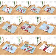 Напольные коврики рождественские домашние Нескользящие Коврики для двери Коврики для зала кухня ванная комната Впитывающий Коврик Ковер Декор 40X60 см#45