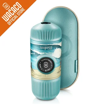 

Wacaco Nanopresso Portable Espresso Maker,18 Bar Pressure, Manually Operated, Compatible with Ground Coffee, Summer Session